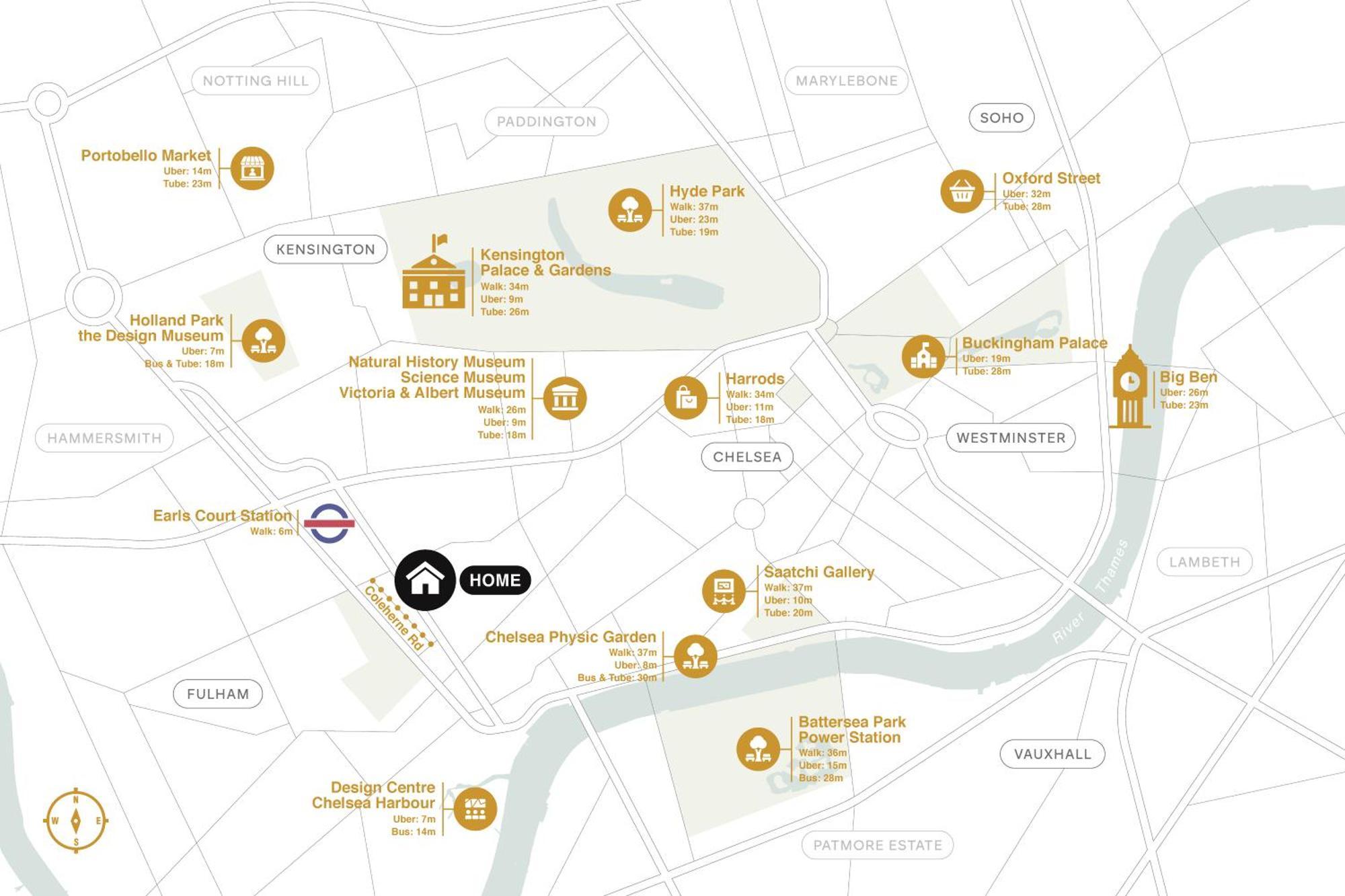 Earls Court Chic Flat In Prime Location Appartement Londen